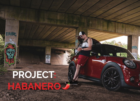 Dean’s fire red Mini ‘PROJECT: Habanero’ vehicle video